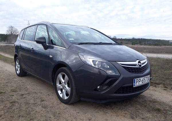 Opel Zafira cena 36900 przebieg: 252000, rok produkcji 2014 z Piła małe 497